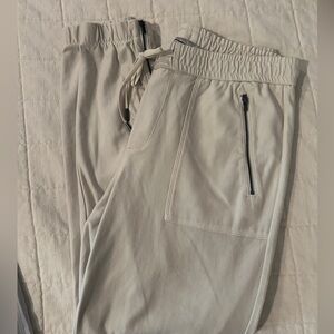 Athleta soft jogger pants bone cream